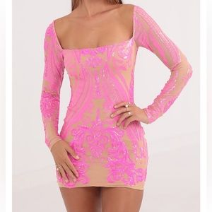 Lucy in the sky Pink dress